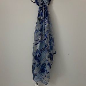 Star Wars R2-D2 Scarf - Artoo Droid Print